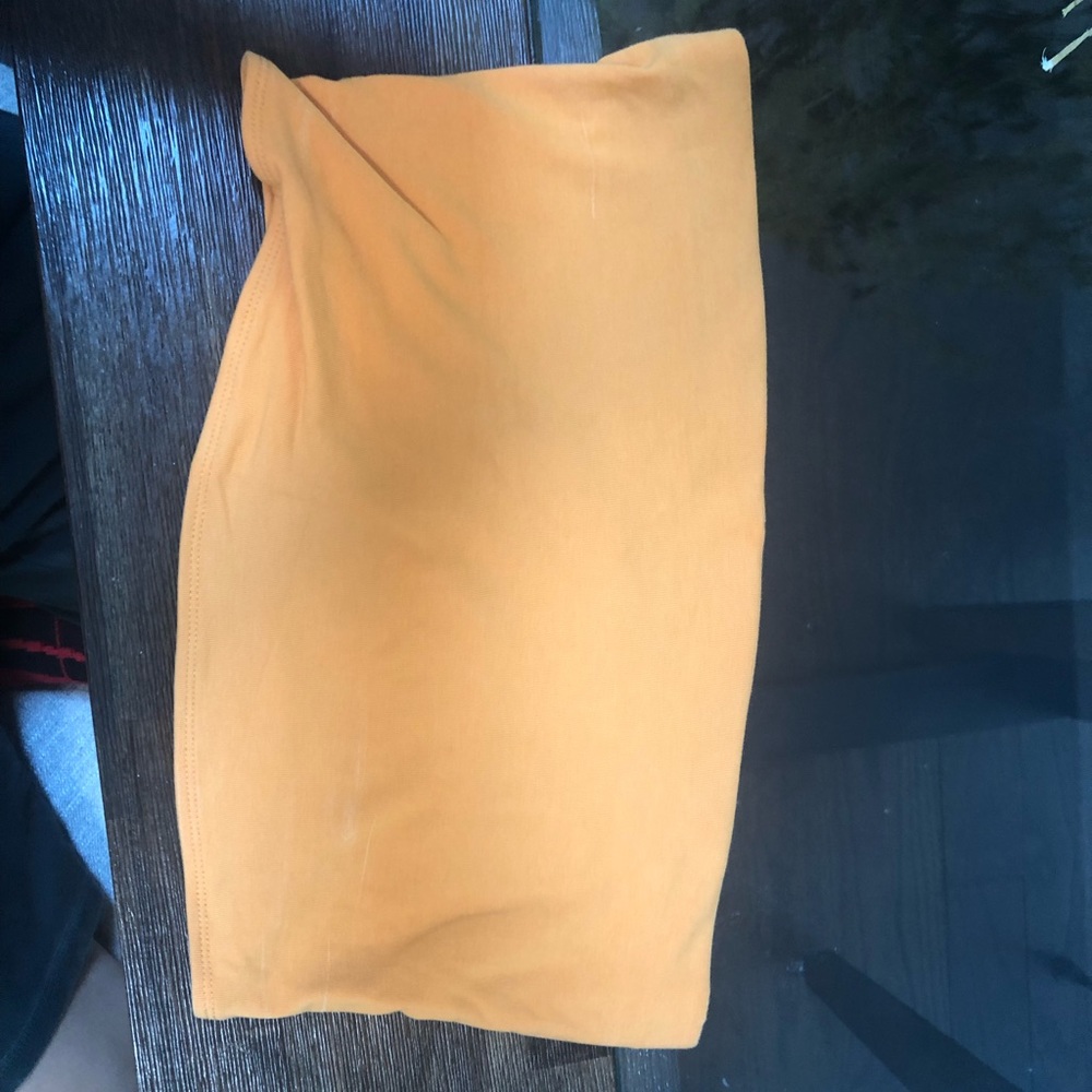 Orange tube top